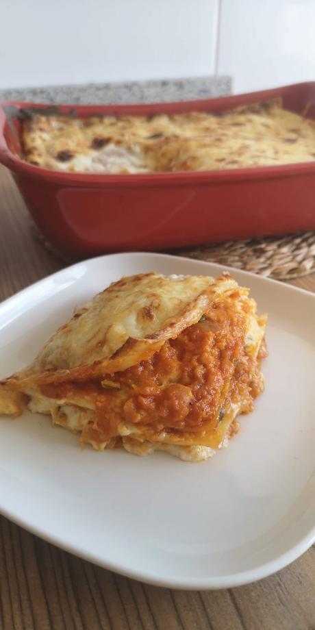 Receta de lasaña vegana