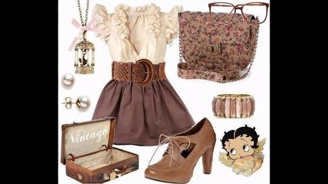 Outfits Con Falda De Pana Cafe