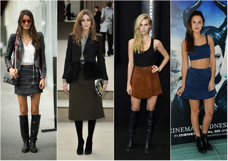 Outfits Con Falda De Pana Cafe