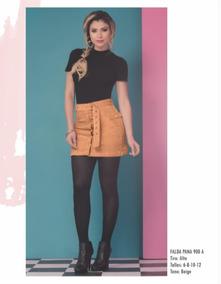 Outfits Con Falda De Pana Cafe