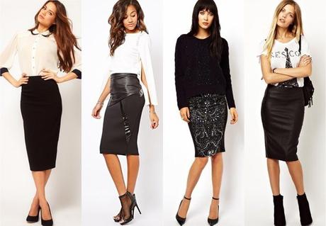 Outfit Falda De Tubo Para Gorditas