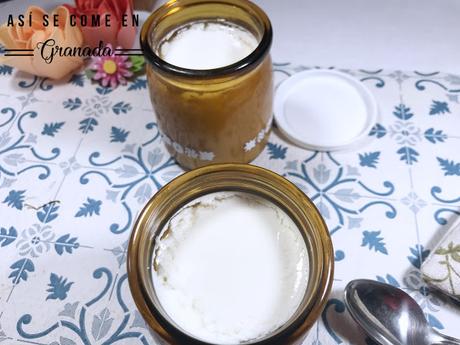 Yogur casero sin lactosa