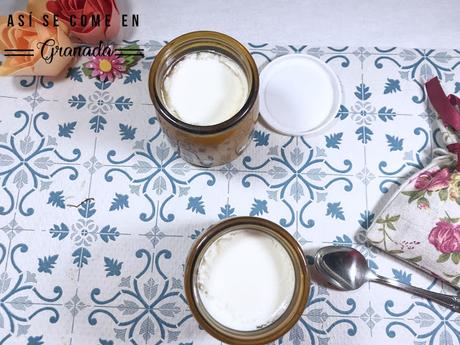 Yogur casero sin lactosa