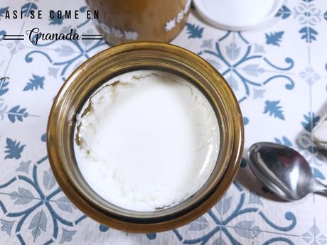 Yogur casero sin lactosa