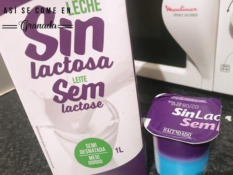 Yogur casero sin lactosa