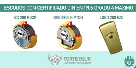 ESCUDOS CON CERTIFICADO DIN EN 1906 GRADO 4 MÁXIMO ESCUDOS CON CERTIFICADO DIN EN 1906 GRADO 4 MAXIMO