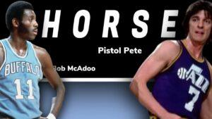 Pistol Pete vs Bob McAdoo NBA HORSE 70's