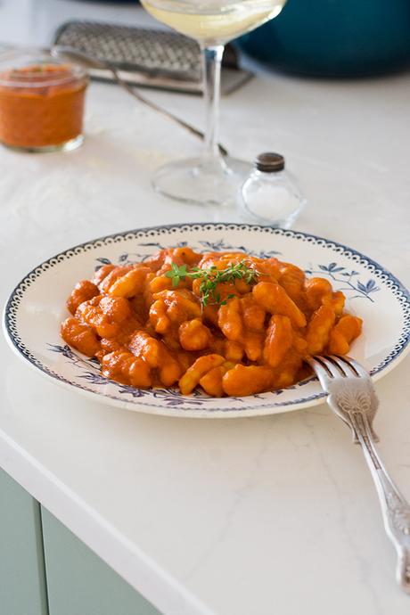 SALSA PARA PASTA DE VERDURAS Y ATÚN