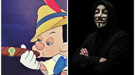 Pinocho se fuma un “puro que le produce una rica y soportable pesadilla” (metafórica, astronómica y fantasmagórica)