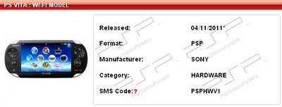 Una tienda pone fecha al lanzamiento de PS Vita