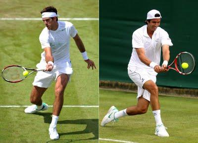 Wimbledon: Del Potro y Chela, a segunda ronda
