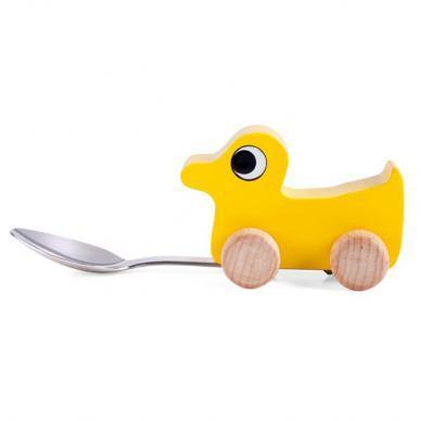 Cubiertos de madera para bebés