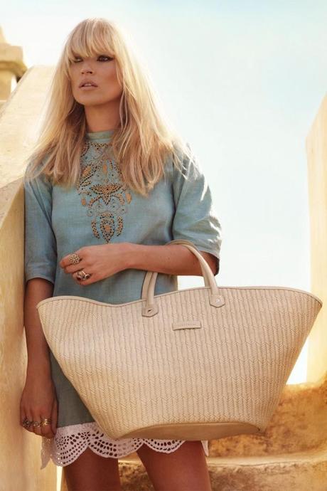 Campaña de Longchamp S/S 2011 con Kate Moss.