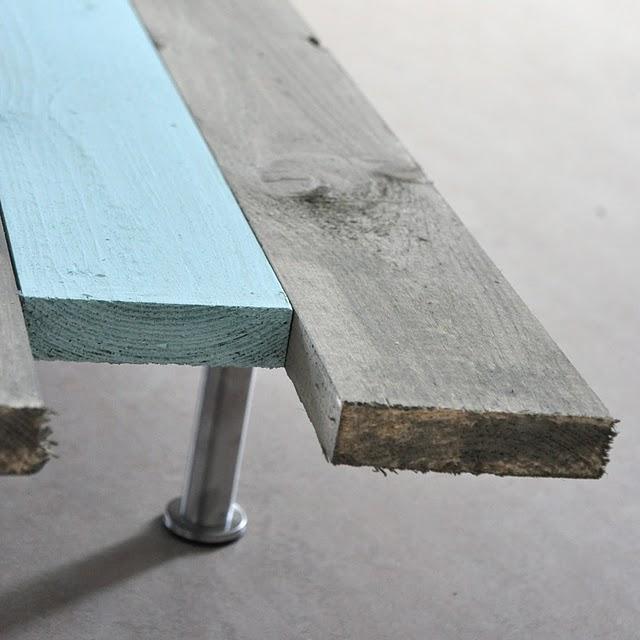 Diy: una mesa de centro con 8 tablas