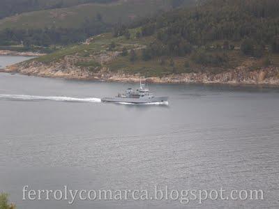 Buques marina francesa en la Ría de Ferrol