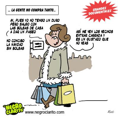 Señoras que van a morir en las  rebajas