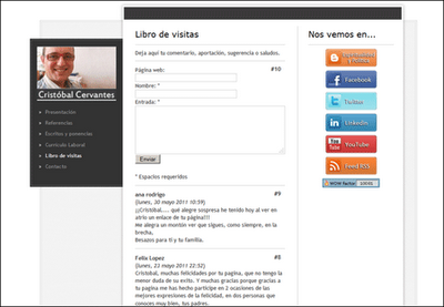 Identidad digital de Cristóbal Cervantes, por Omar de la Fuente