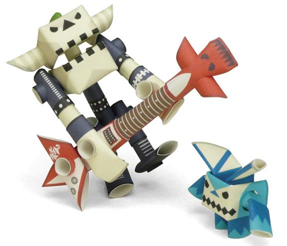 Piperoid :: sorteo de 2 androides de papel