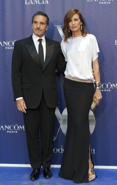 Spanish model Nieves Alvarez and husband Marco Severini attend 