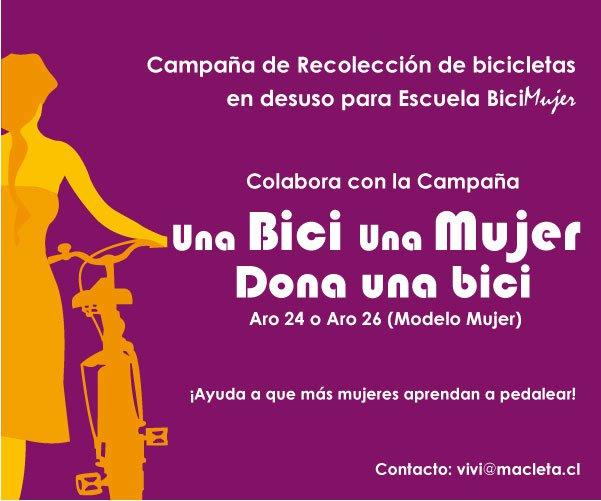 Campaña Una bici una Mujer 2011