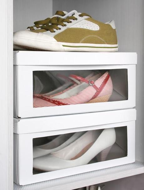 Ikea-Hack: caja de zapatos con ventana Ikea-Hack: caja de zapatos con ventana
