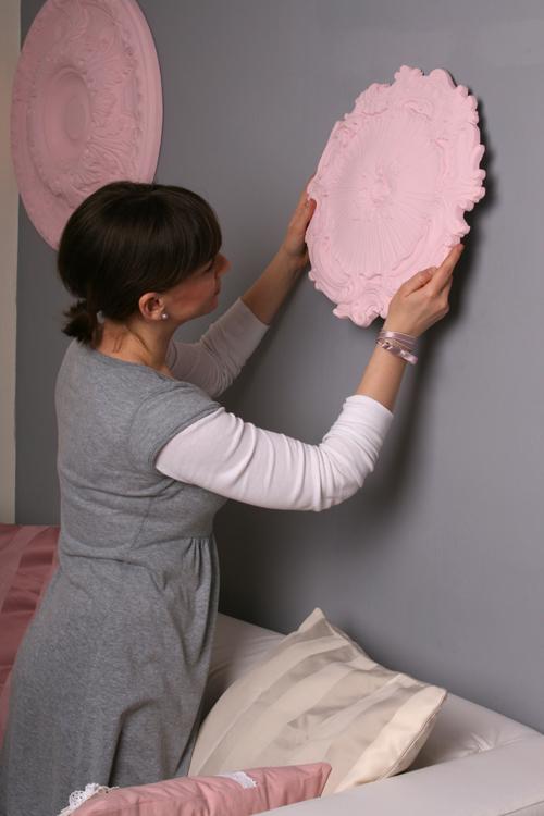 Diy: rosetas en las paredes