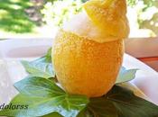 Limones rellenos "helado limón"