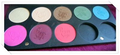 Encantada con PEGGY SAGE...review de sombras y labiales.