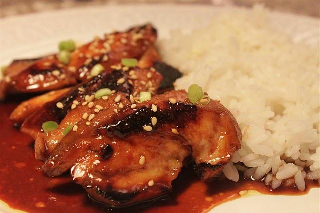 POLLO CON SALSA TERIYAKI