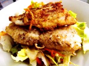 Viernes “light”: Filete de pescado y ensalada verde