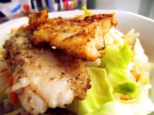 Viernes “light”: Filete de pescado y ensalada verde