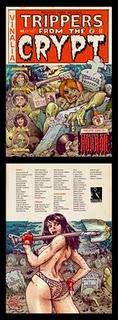 Portada y contraportada de Trippers from the Crypt