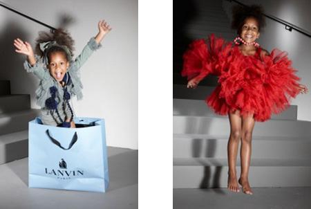 Nueva colección de moda para niñas de Lanvin