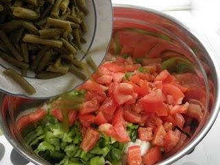 Ensalada de alubias a la menta