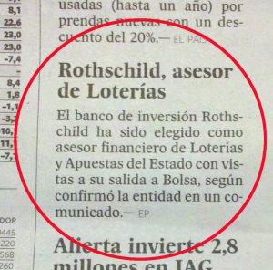 DINERO LLAMA A DINERO. La Loto-Rothschild