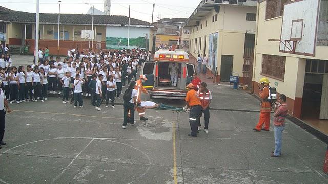 Simulacro Institución Educativa Sevilla