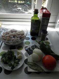 Calamares en su tinta