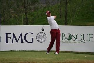 Óscar Fraustro, líder del Mexico Open