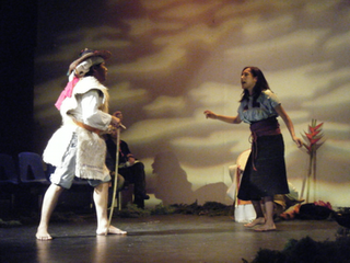 Llevan Presagio de la eternidad, de Alejandro Román, con la compañía Teatro de los Volcanes a comunidades indígenas de la Huasteca Veracruzana