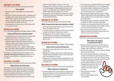 El 5 de julio comienza la Universidad Socioambiental de la Sierra