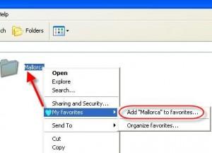 ConFavor – Accede a tus carpetas favoritas y archivos de forma rápida desde el menú contextual