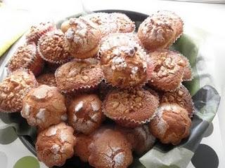 Muffins de leche condensada con nuez