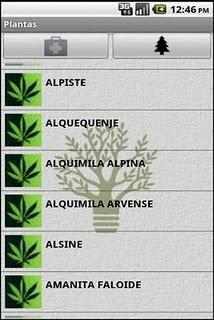 Herbolario con el Android