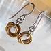 Rose Gold Niobium Mobius Knot Earrings - Hypoallergenic - Nickel Free - For Sensitive Ears