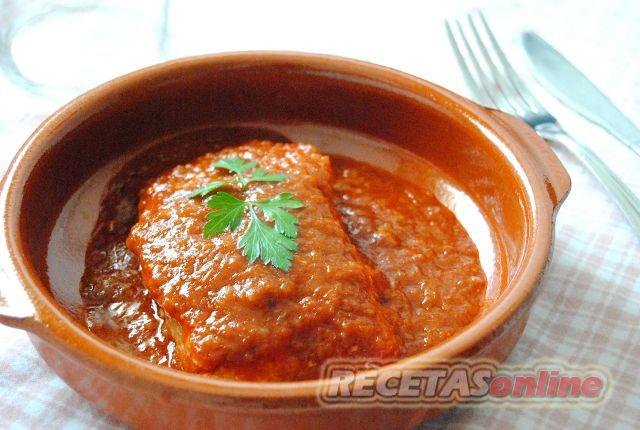 Bacalao a la vizcaína - Recetas de cocina RECETASonline