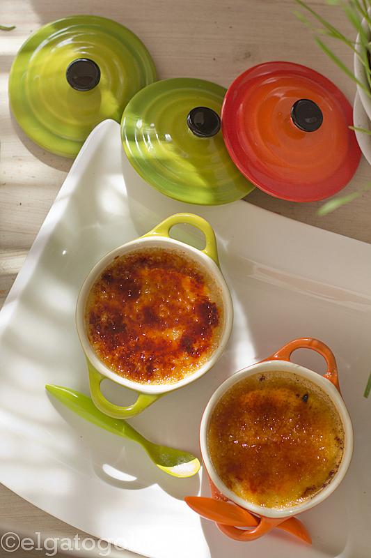 Crême Brulée aromatizada con naranja y sarrapia
