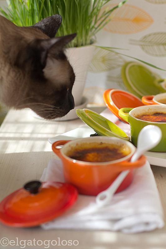 Crême Brulée aromatizada con naranja y sarrapia