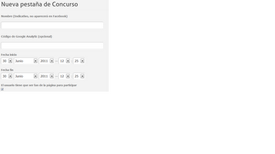 Crea Concursos en Facebook de forma sencilla