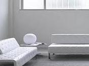 Sofá cuero minimalista