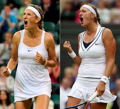 Wimbledon: Azarenka y Kvitova, a semifinales